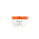 A jar of **Kérastase Nutritive Masquintense Riche**, an intensely nourishing hair mask designed for very dry, thick hair. Its rich formula deeply hydrates, restores softness, and enhances manageability while providing long-lasting moisture.