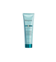 A bottle of **Kérastase Résistance Ciment Thermique**, a blow-dry primer designed to strengthen and protect damaged hair from heat styling. This lightweight, leave-in treatment helps prevent breakage while smoothing and fortifying hair for a sleek, healthy finish.